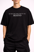 Oversize Loose Fit Black T-Shirt For Men