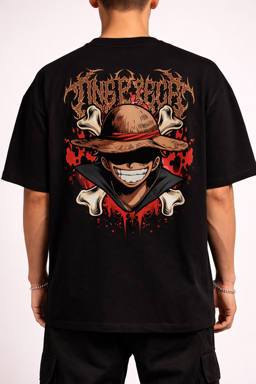 Luffy Printed Oversize Men T-Shirt