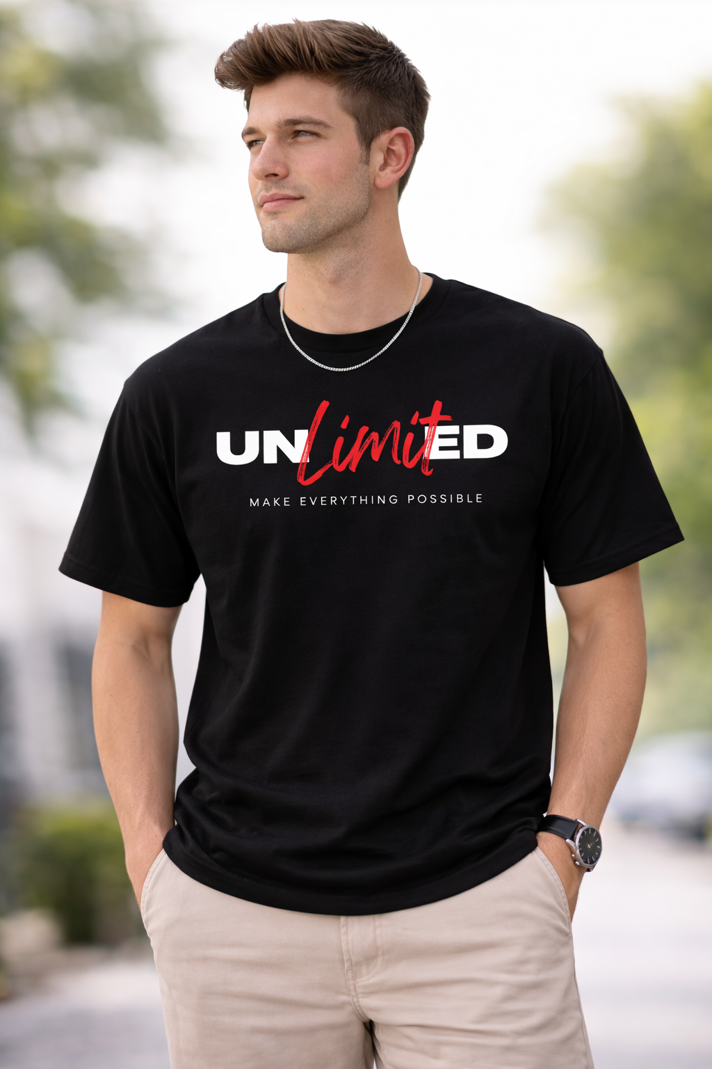 Men Regular Fit Pure Cotton T-Shirt for Daily Wear