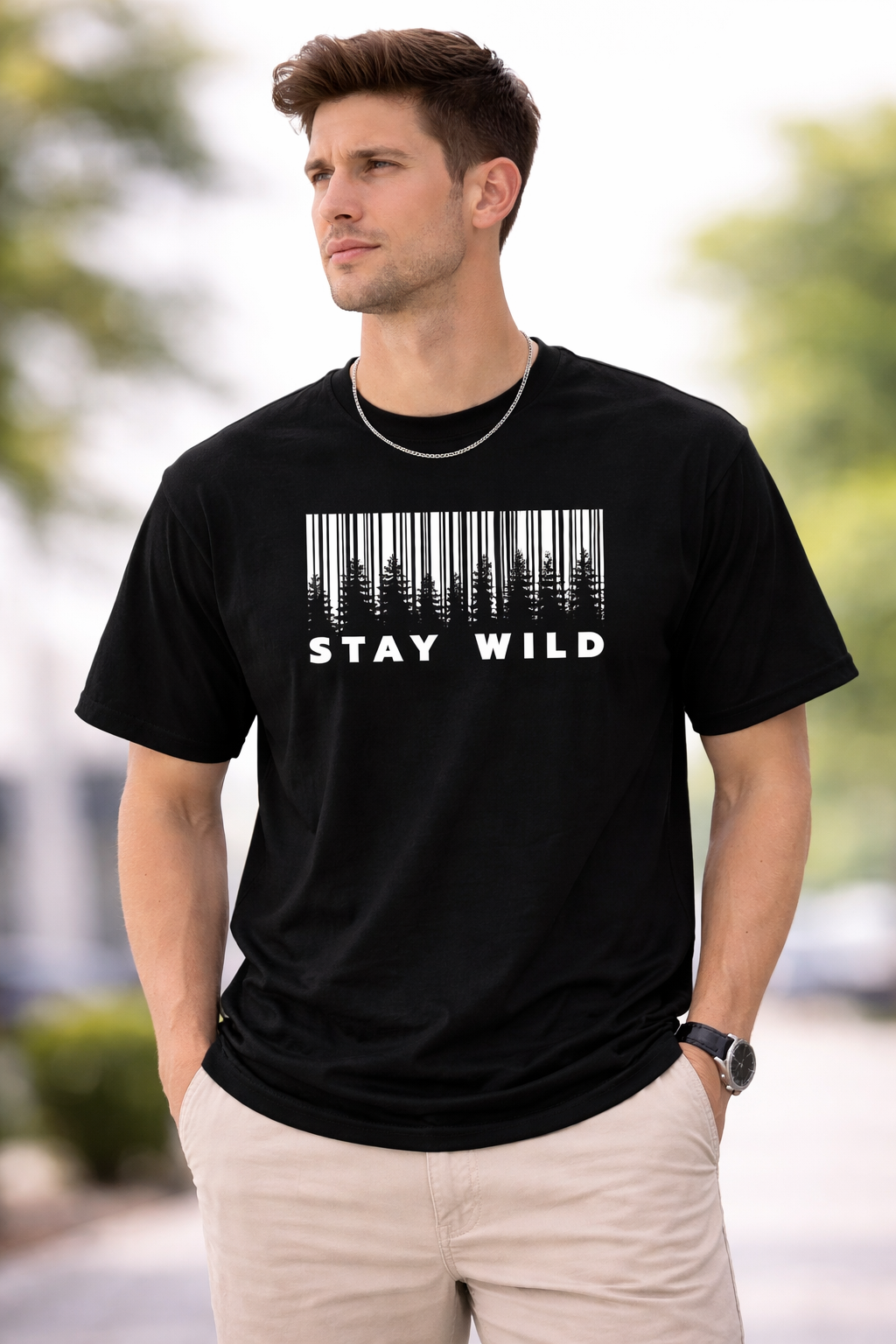 Men Regular Pure Cotton T-Shirt