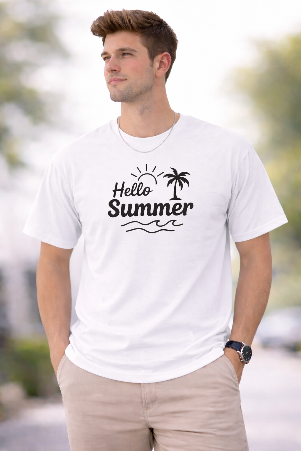 Summer Regular Men Casual T-Shirt